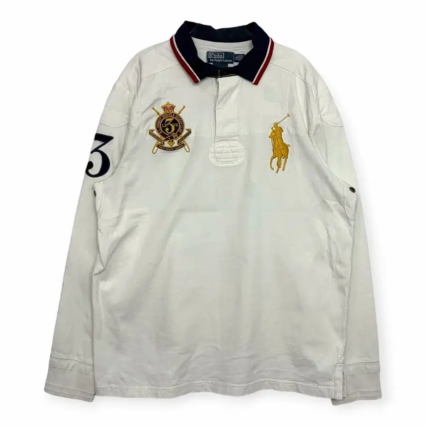 [BUNJANG] Polo Ralph Lauren Rugby Collar T-Shirt / 폴로 랄프로렌 럭비 카라 티셔츠