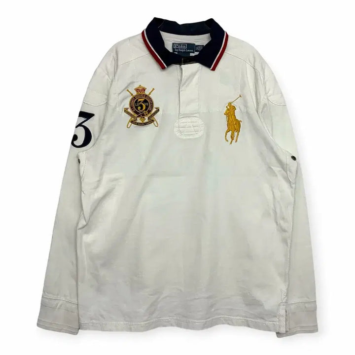 [BUNJANG] Polo Ralph Lauren Rugby Collar T-Shirt / 폴로 랄프로렌 럭비 카라 티셔츠