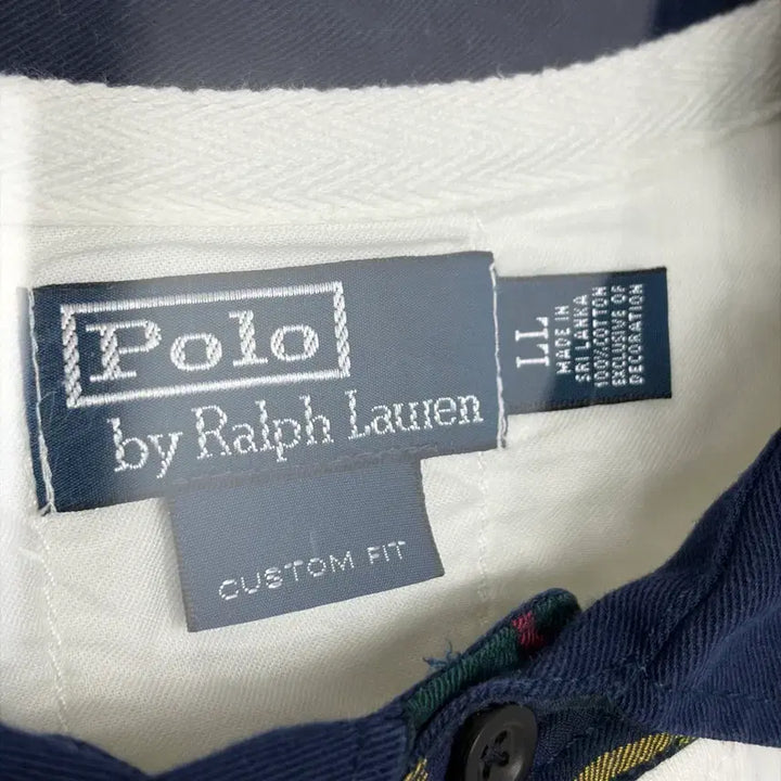 [BUNJANG] Polo Ralph Lauren Rugby Collar T-Shirt / 폴로 랄프로렌 럭비 카라 티셔츠