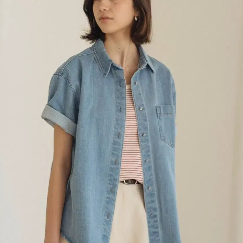 [BUNJANG] Till I Die Denim Shirt / 틸아이다이 데님 셔츠- 최종가