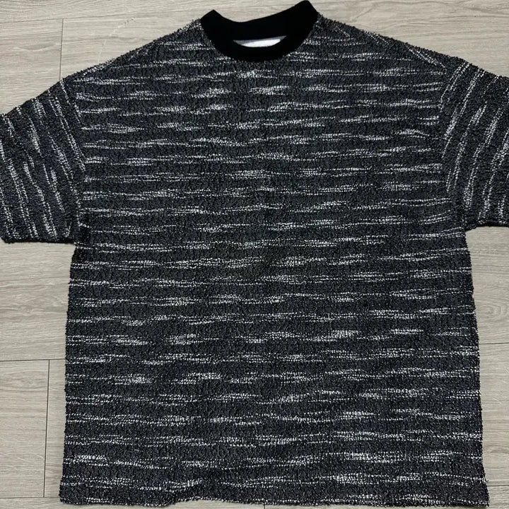 [BUNJANG] Maison Mineed Boucle Short Sleeve Knit Top / 메종미네드 부클 반팔 니트