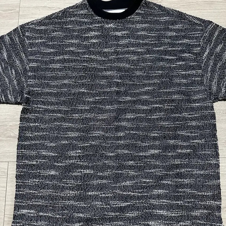 [BUNJANG] Maison Mineed Boucle Short Sleeve Knit Top / 메종미네드 부클 반팔 니트