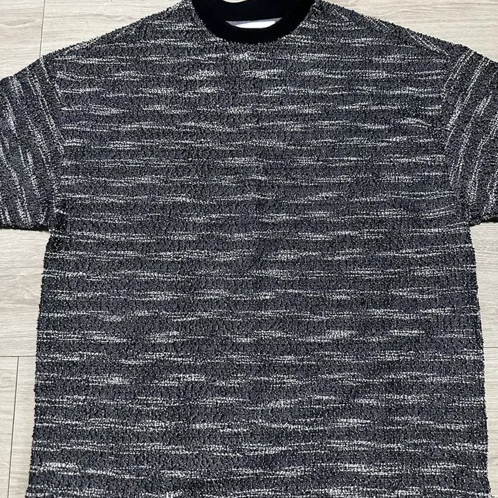 [BUNJANG] Maison Mineed Boucle Short Sleeve Knit Top / 메종미네드 부클 반팔 니트