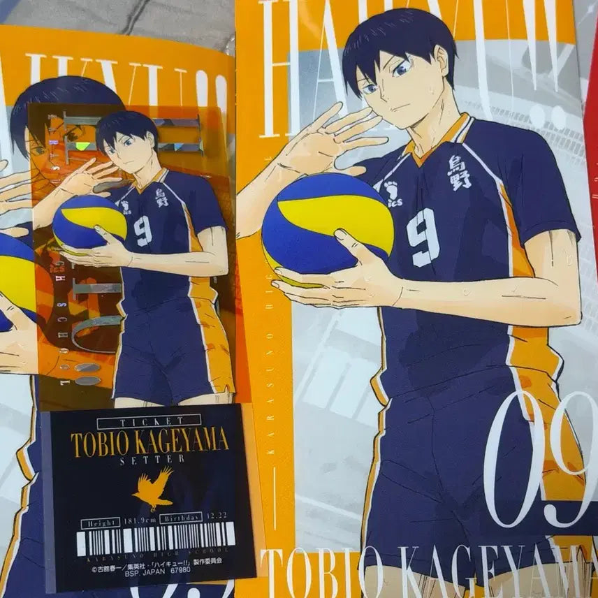 [BUNJANG] Haikyuu Kageyama Tobio Illustration Goods Prize I / 하이큐 카게야마 토비오 일러스트 굿즈 쿠지 i상
