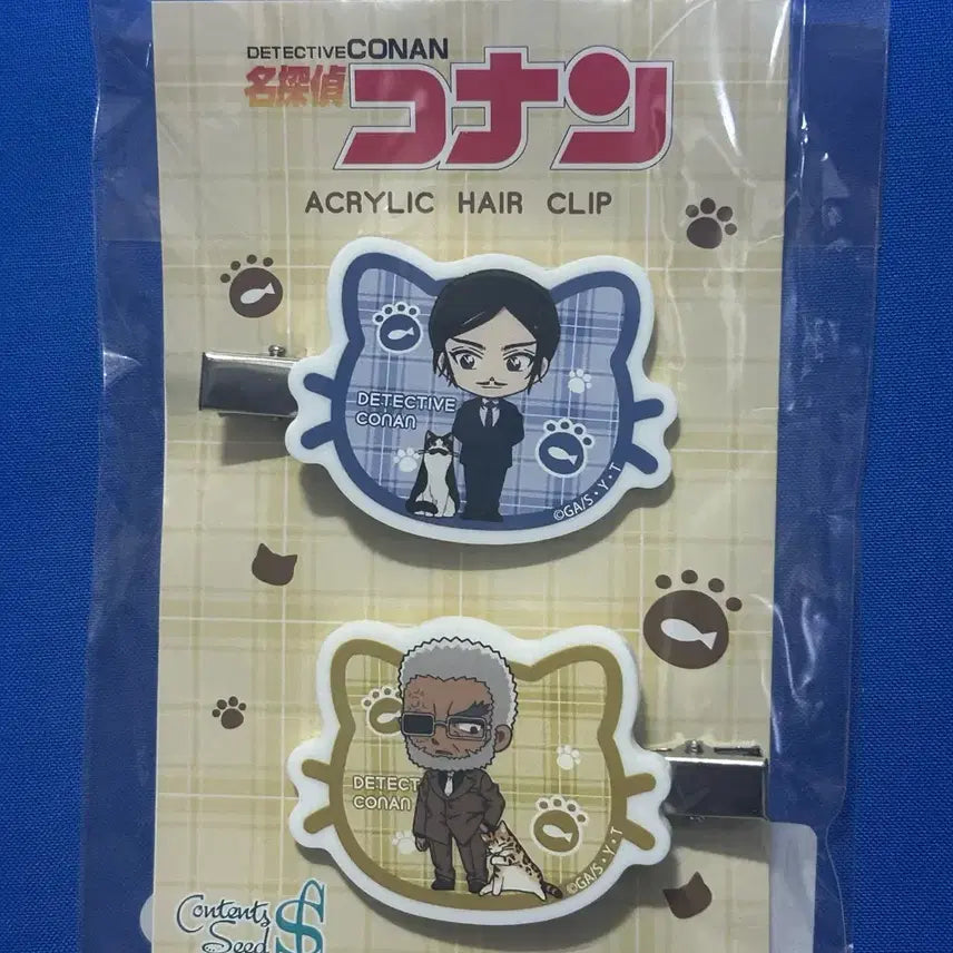 [BUNJANG] Detective Conan Hair Clip Set / 명탐정 코난 헤어클립 세트 (모로후시&amp;쿠로다, 모로후시&amp;코난) 판매합니다