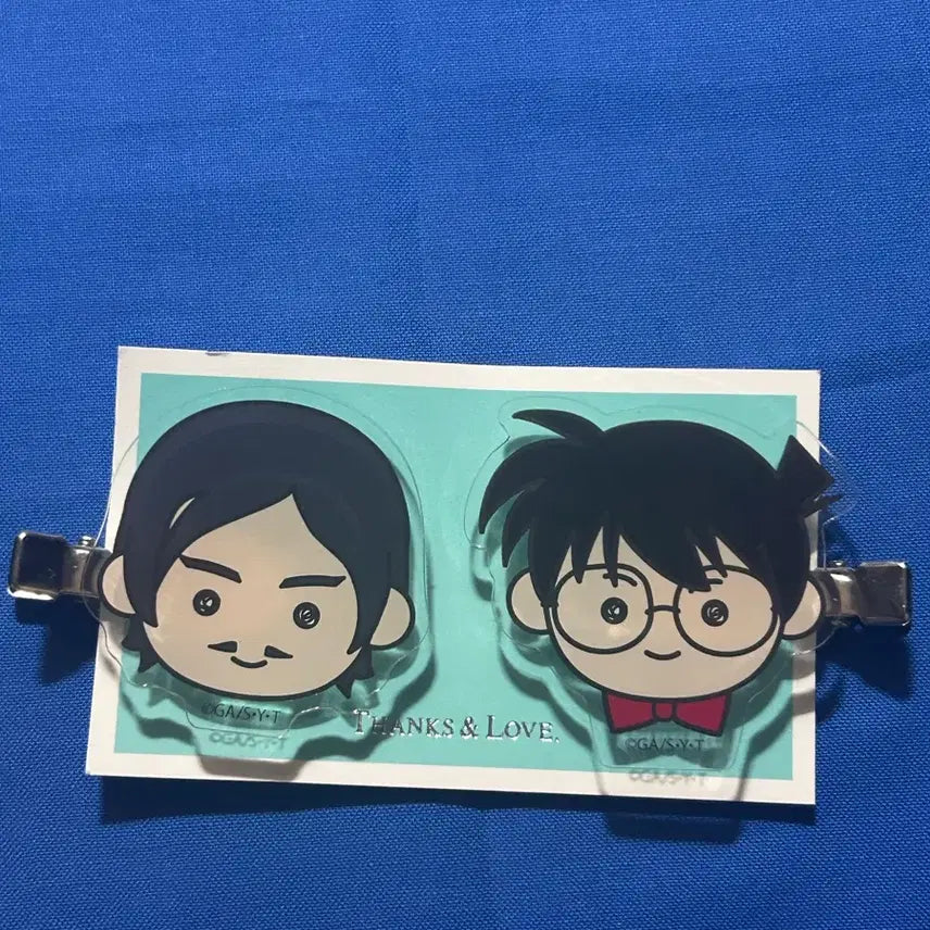 [BUNJANG] Detective Conan Hair Clip Set / 명탐정 코난 헤어클립 세트 (모로후시&amp;쿠로다, 모로후시&amp;코난) 판매합니다