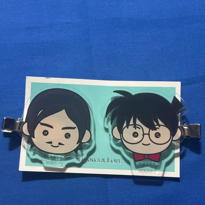 [BUNJANG] Detective Conan Hair Clip Set / 명탐정 코난 헤어클립 세트 (모로후시&amp;쿠로다, 모로후시&amp;코난) 판매합니다