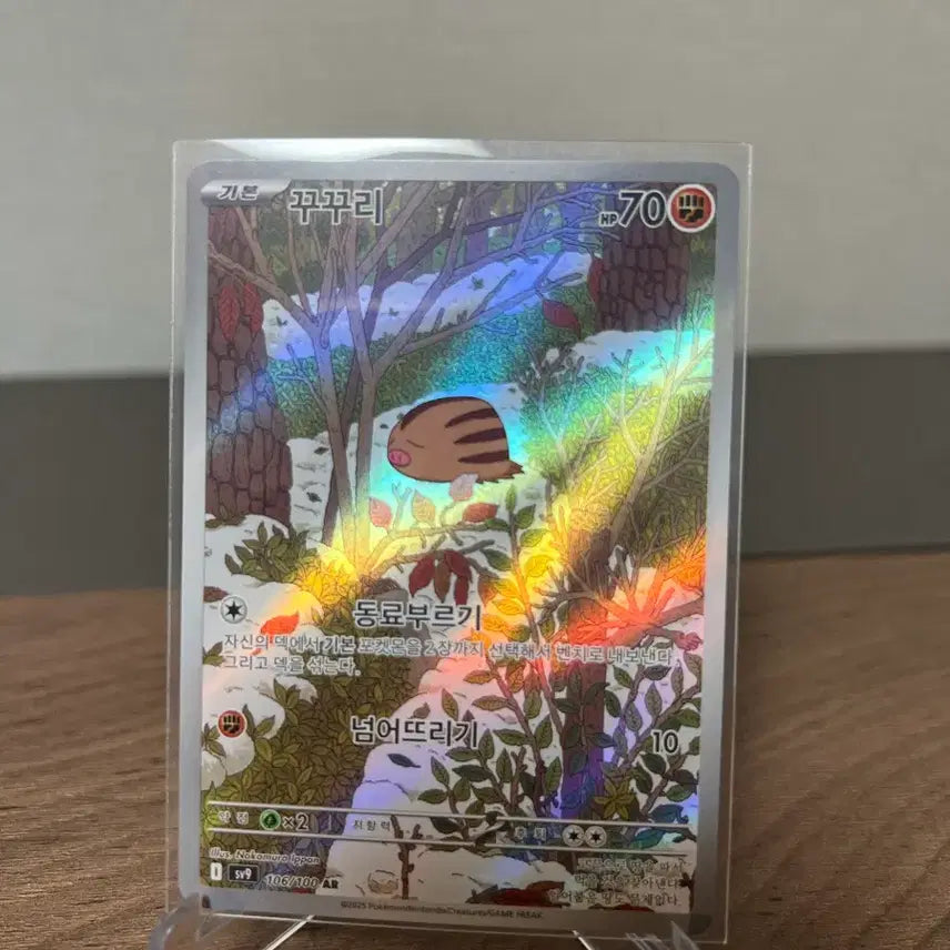 [BUNJANG] Pokemon Card Kkukkuri AR Card / 포켓몬 카드 꾸꾸리 AR 카드