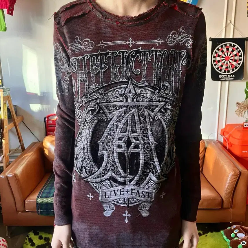 [SOLD OUT] 90s-00s Affliction USA 빈티지 롱슬리브 긴팔 티셔츠