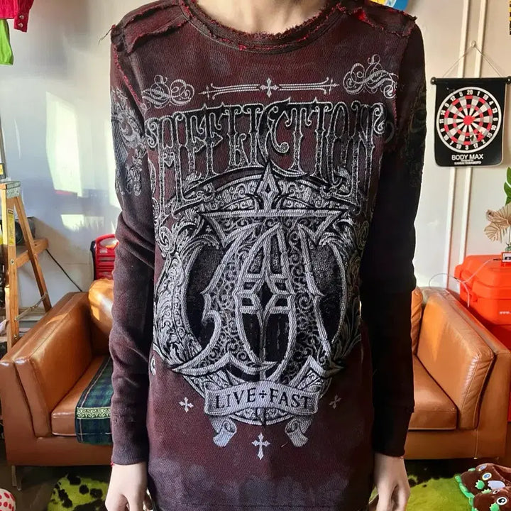 [SOLD OUT] 90s-00s Affliction USA 빈티지 롱슬리브 긴팔 티셔츠
