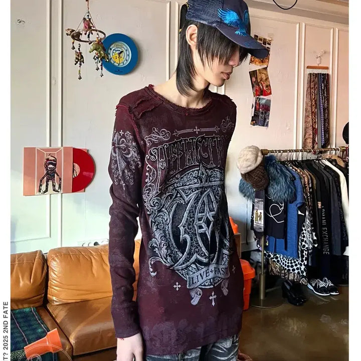 [SOLD OUT] 90s-00s Affliction USA 빈티지 롱슬리브 긴팔 티셔츠