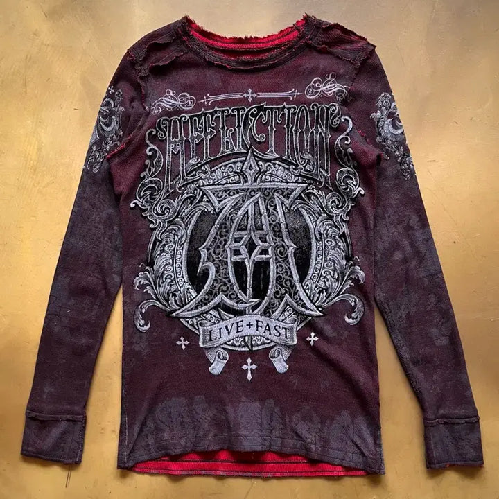 [SOLD OUT] 90s-00s Affliction USA 빈티지 롱슬리브 긴팔 티셔츠