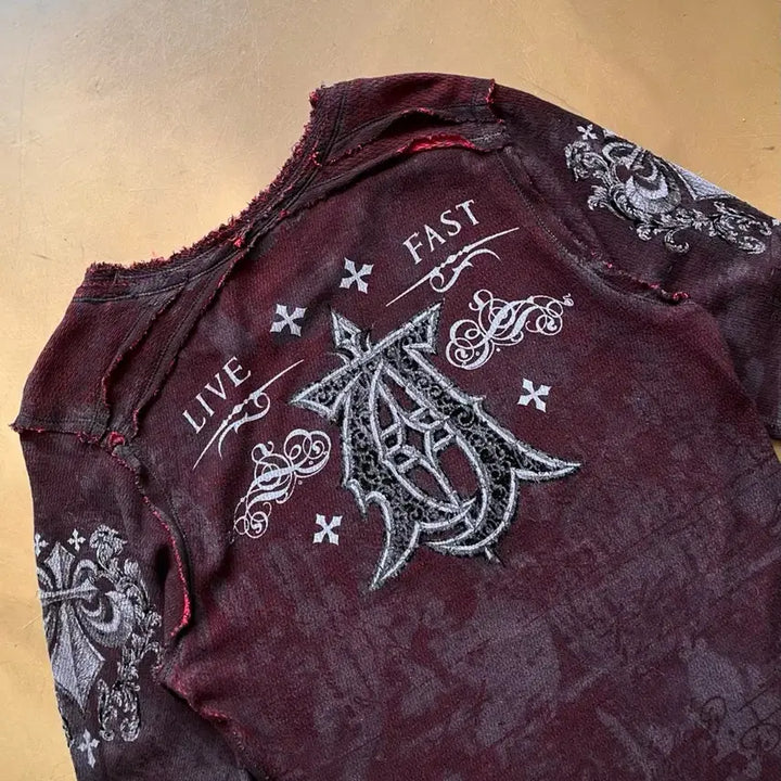 [SOLD OUT] 90s-00s Affliction USA 빈티지 롱슬리브 긴팔 티셔츠