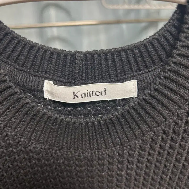 [BUNJANG] NITED Minimal Round Knit Sweater (L) / 니티드 코튼 미니멀 라운드 니트 (L)