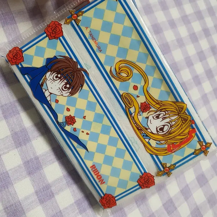 [BUNJANG] Kamikaze Kaitou Jeanne Classic Pocket Tissue Ribbon Appendix / 고전 신의괴도 잔느 포켓 티슈 신풍괴도잔느 휴대용 휴지 리본 부록