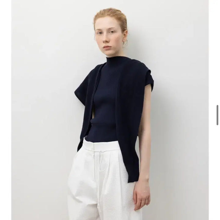 [BUNJANG] rrace Mock-Neck Knit with Shawl / 레이스 rrace Mock-Neck Knit 숄