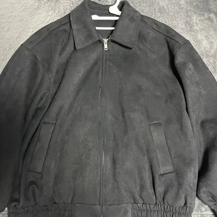 [BUNJANG] Standard Error Suede Blouson Black (M) / 스탠다드에러 스웨이드 블루종 블랙 (M)