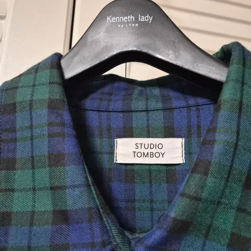 [BUNJANG] Studio Tomboy Check Pattern Long Dress / 스튜디오 톰보이원피스