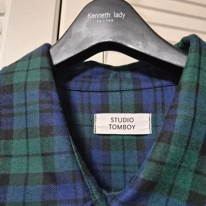 [BUNJANG] Studio Tomboy Check Pattern Long Dress / 스튜디오 톰보이원피스
