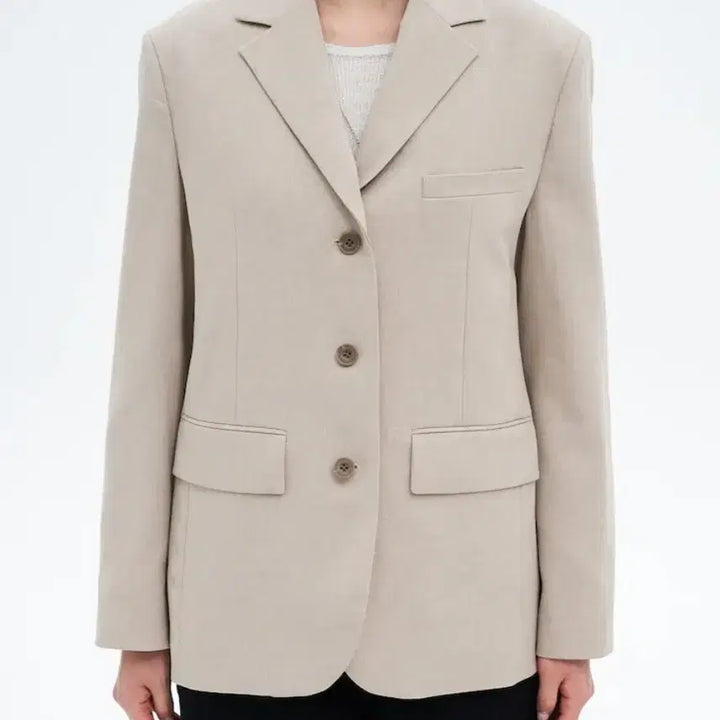 [BUNJANG] 8Seconds Beige Oversized Jacket / 에잇세컨즈 베이지 자켓 새상품
