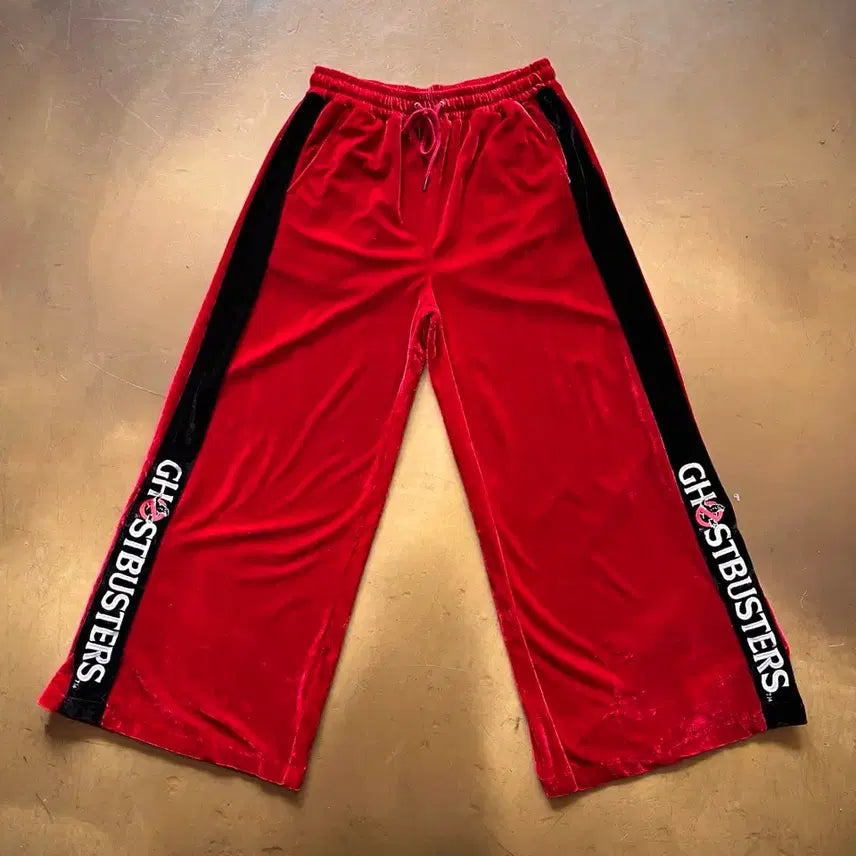 [BUNJANG] CLOSSHI Ghostbusters Vintage Velour Track Pants / 고스트 버스터즈 X CLOSSHI 일본 빈티지 벨루어 트랙 팬츠 바지