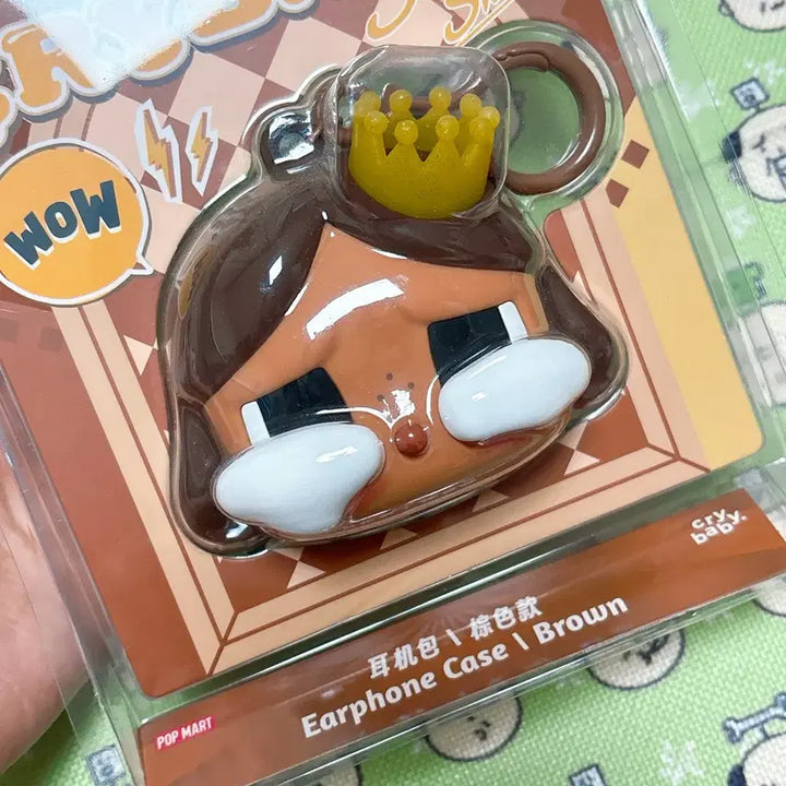 [BUNJANG] CryBaby Unsealed Earphone Case Brown / 크라이베이비 새상품