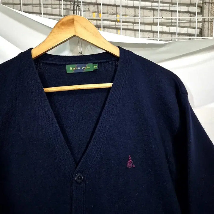 [BUNJANG] Beanpole Embroidered Logo Cardigan M / [M]빈폴 자수 로고 가디건(만원샵)