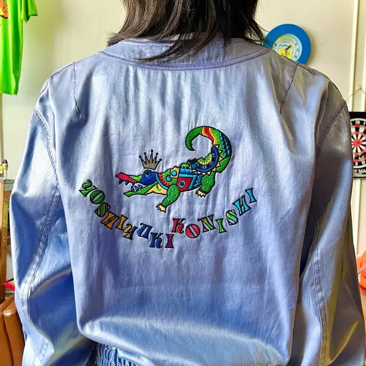 [BUNJANG] FICCE Konishi Yoshiyuki Archive Nylon Coating Bomber Jacket / 90s FICCE 코니시 요시유키 피체 아카이브 나일론 코팅 봄버 자켓