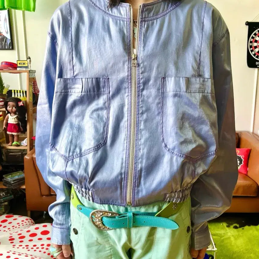 [BUNJANG] FICCE Konishi Yoshiyuki Archive Nylon Coating Bomber Jacket / 90s FICCE 코니시 요시유키 피체 아카이브 나일론 코팅 봄버 자켓
