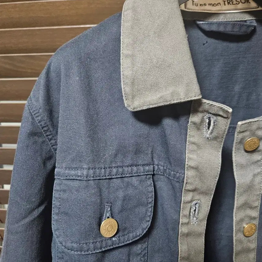[BUNJANG] Tu es mon TRESOR Denim Jacket / 튀에몽 트레조르 데님 자켓