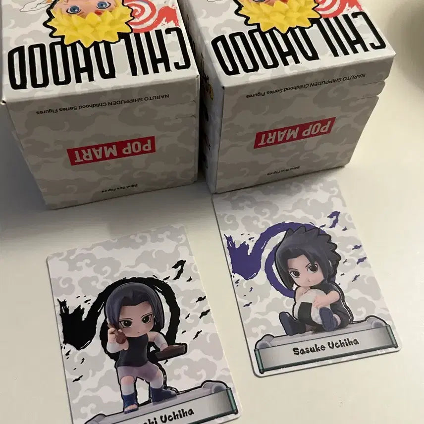 [SOLD OUT] 팝마트 사스케, 이타치 어린시절 치비 피규어 나루토 정품