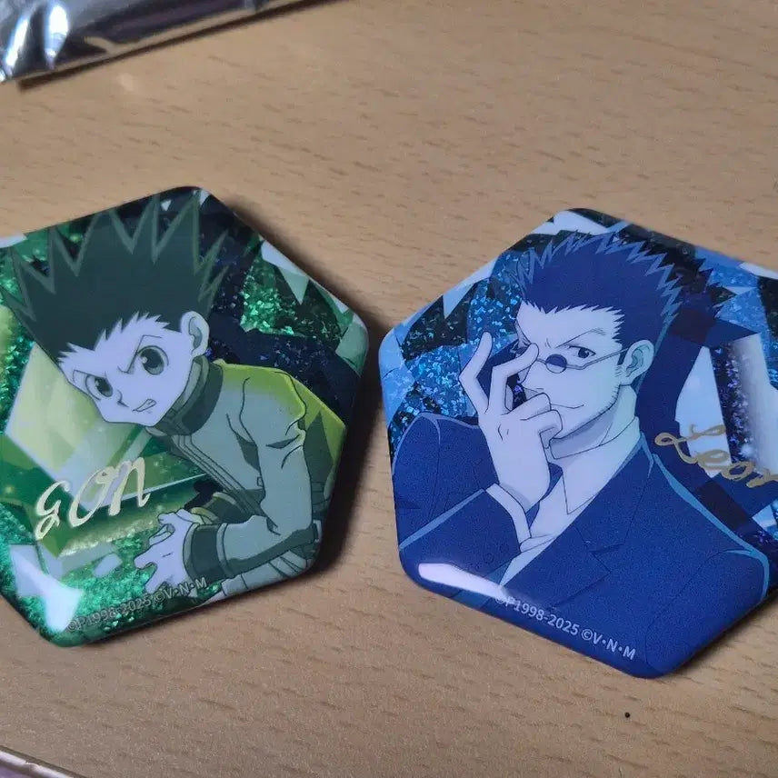 [BUNJANG] Hunter x Hunter Gon and Leorio Badge Bundle Set / 헌터헌터 곤 레오리오 뱃지 일괄