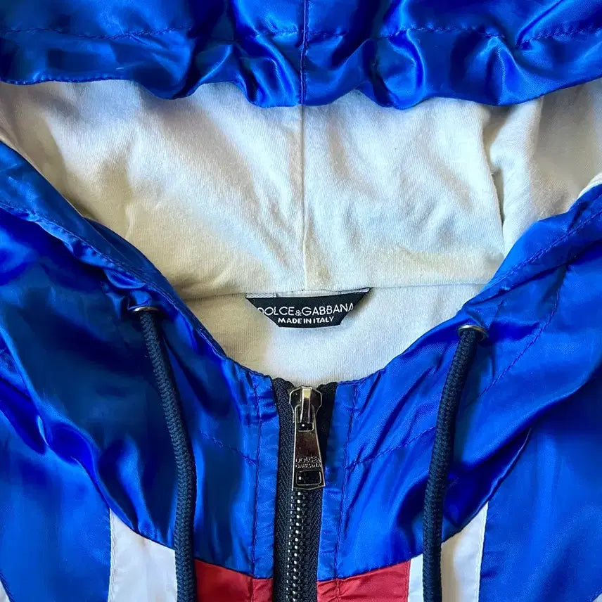 [SOLD OUT] 돌체앤가바나 10aw 아카이브 유니온잭 윈드브레이커 후드 집업 자켓