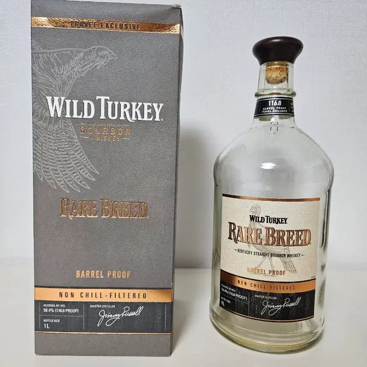 [SOLD OUT] 와일드터키 1L 버번 위스키 양주 공병 빈병 술병