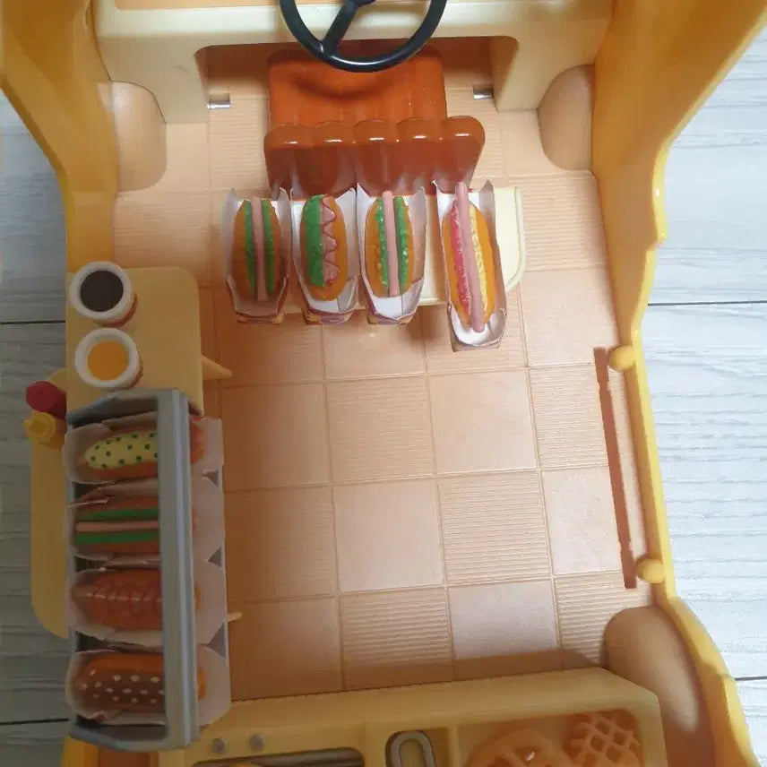 [BUNJANG] Sylvanian Families Popcorn Kit / 실바니안 핫도그밴과 팝콘키트