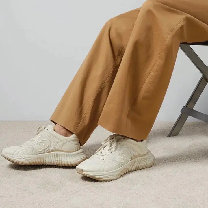[SOLD OUT] 구찌 리플 스니커즈 270-275 크림화이트 (정가176만)