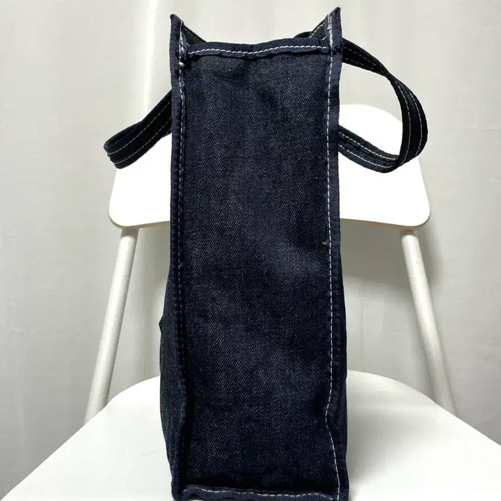 [SOLD OUT] 리바이스 데님 스티치 사각 소형 에코백 토트백 보조가방 _ 진청