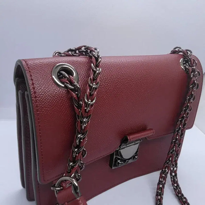 [BUNJANG] LOVCAT Chain Shoulder Bag / 레드 체인 숄더백/크로스백