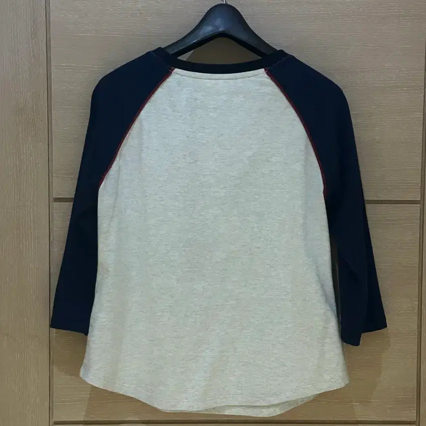 [BUNJANG] Kikozi Raglan 7-Sleeve T-Shirt Navy / 키코지 7부 나그랑