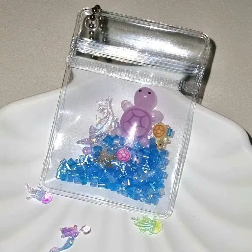 [BUNJANG] Ocean Theme Turtle Keyring / 바다 테마 거북이 키링 바다거북이