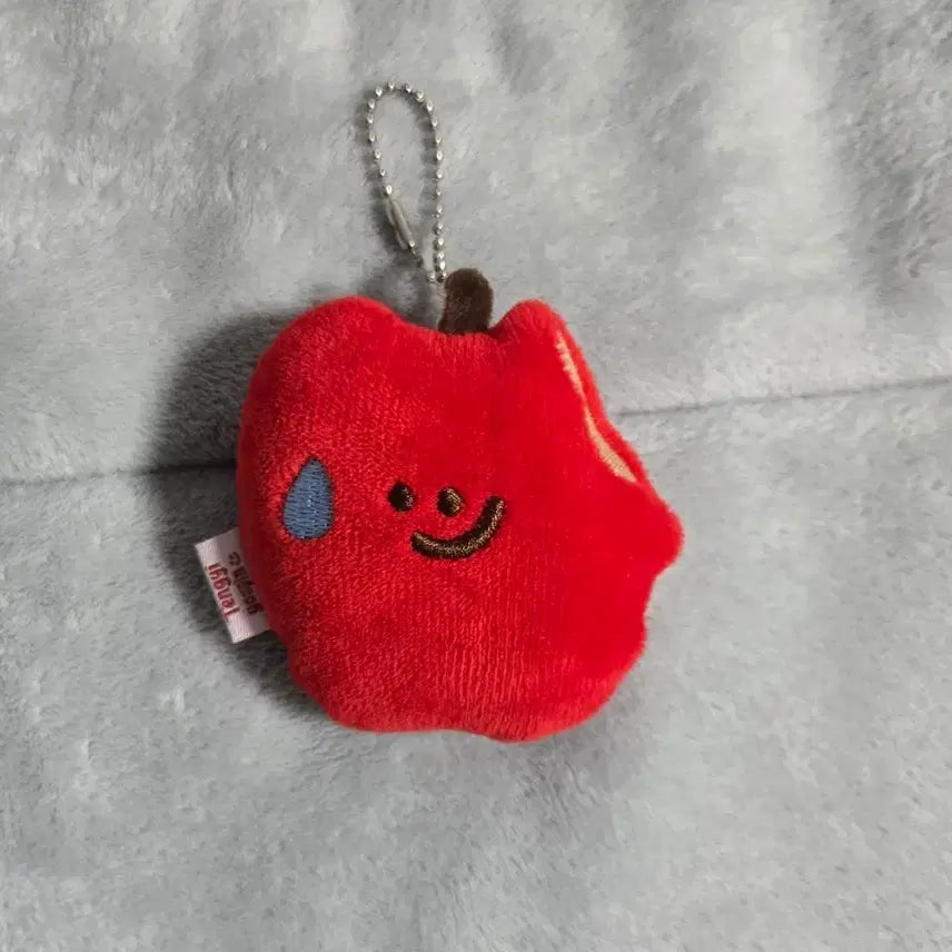 [BUNJANG] Apple Plush Keychain / 사과 인형키링