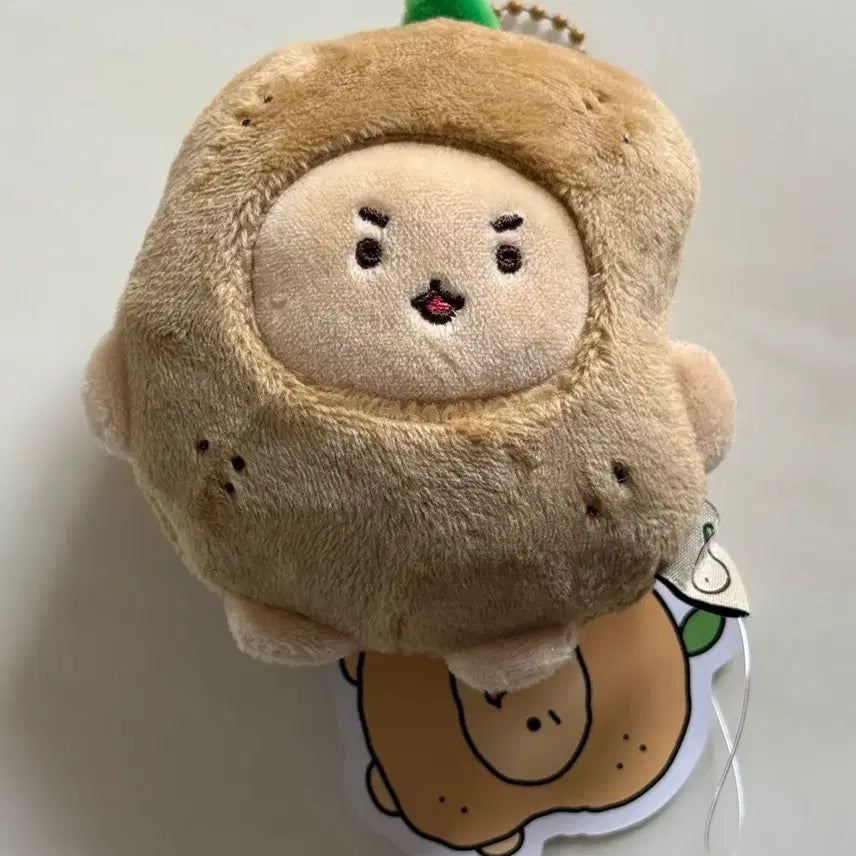 [BUNJANG] Manggeureonjin Gom (Mang-Gom) Potato Keychain Doll / 망그러진곰 감자 망곰 키링 인형 기본
