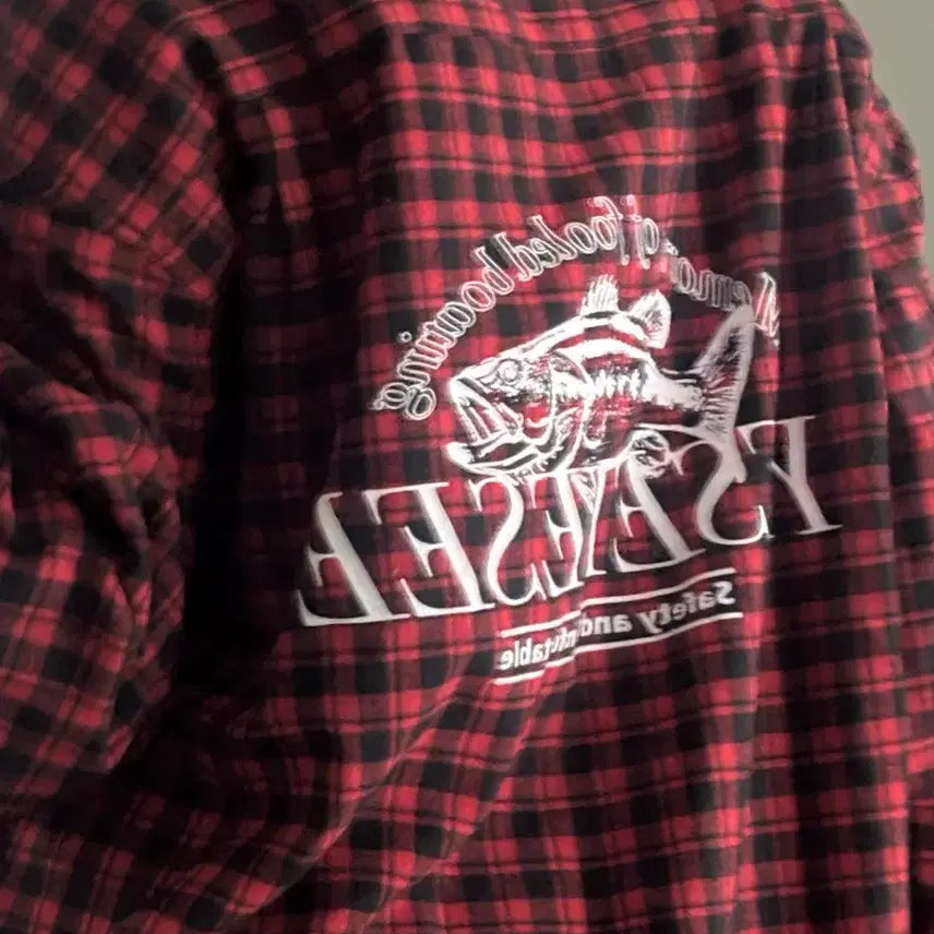 [BUNJANG] YESEYES Checkered Shirt L / 예스아이씨 YES 체크셔츠 L