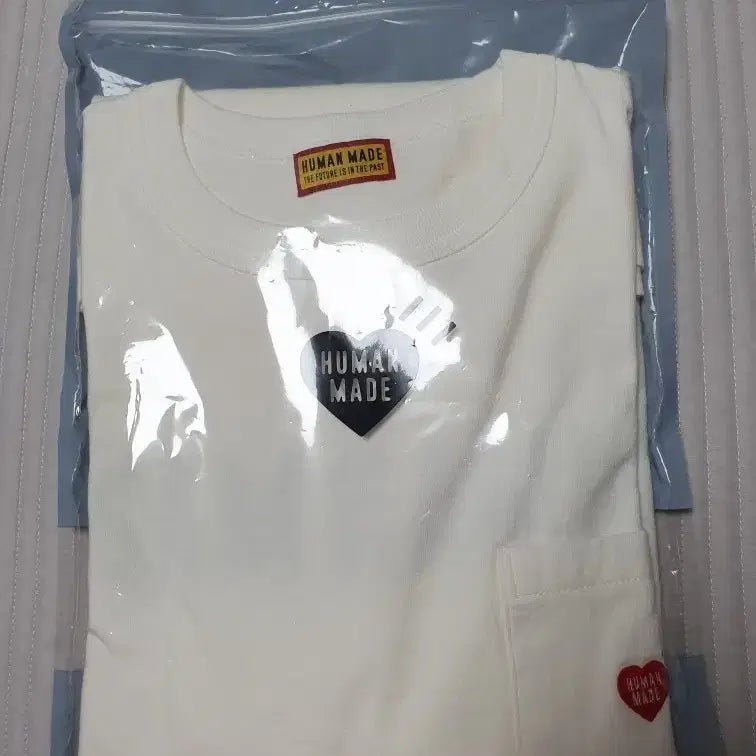[BUNJANG] HUMAN MADE White Heart Short Sleeve T-shirt / (새상품)HUMAN MADE 화이트 하트 반팔 티셔츠