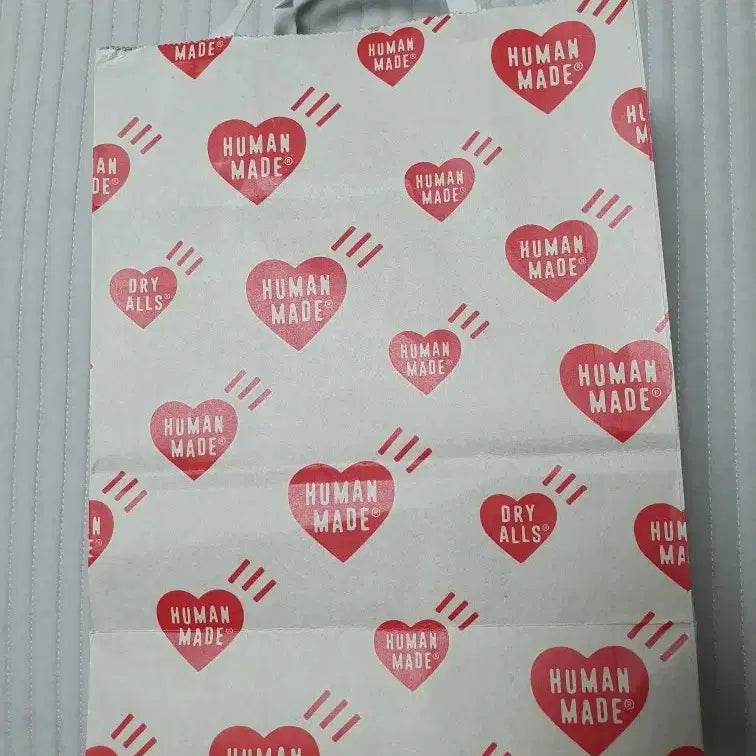 [BUNJANG] HUMAN MADE White Heart Short Sleeve T-shirt / (새상품)HUMAN MADE 화이트 하트 반팔 티셔츠