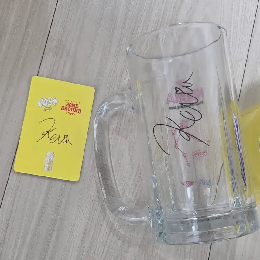 [BUNJANG] T1 Keria Beer Glass + Lenticular Photocard / T1 카스 맥주잔 케리아 + 케리아 렌티큘러 포토카드