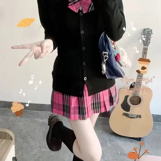 [BUNJANG] Japanese Gyaru School Uniform Rental / (자동수거반납) 일본 에겐갸루 미소녀st 교복 졸업사진 컨셉 대여