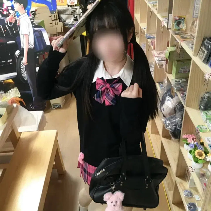 [BUNJANG] Japanese Gyaru School Uniform Rental / (자동수거반납) 일본 에겐갸루 미소녀st 교복 졸업사진 컨셉 대여
