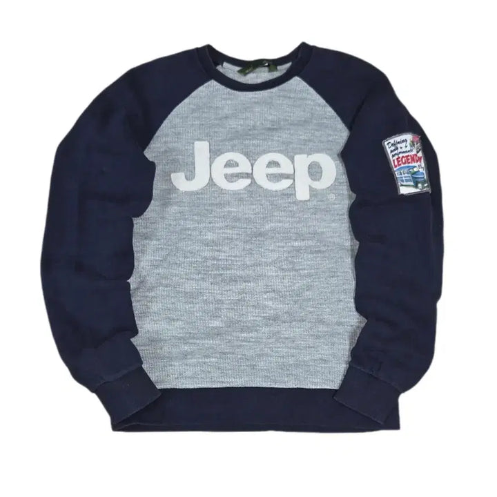 [BUNJANG] Jeep Raglan Patch Sweatshirt / Jeep 지프 래글런  나그랑 패치 맨투맨