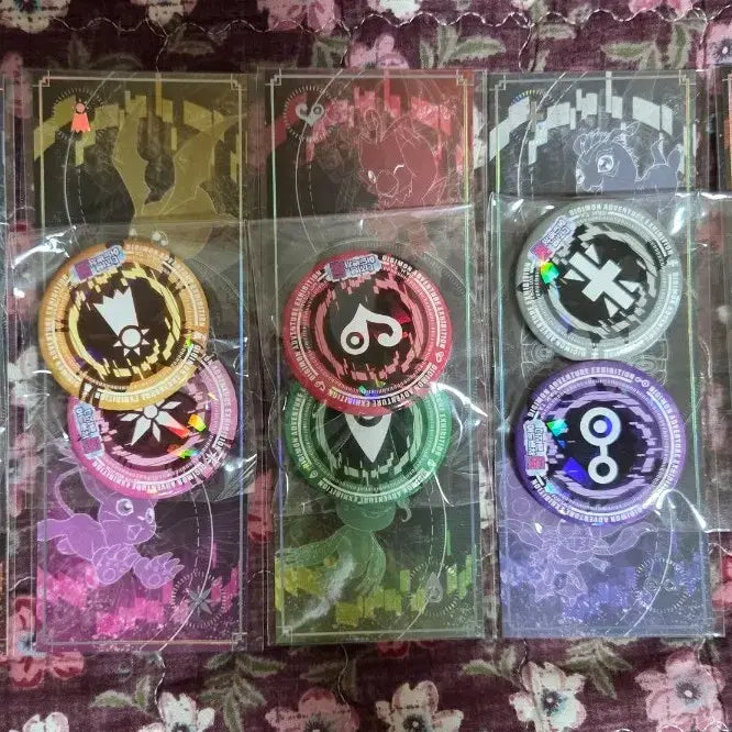 [BUNJANG] Digimon Adventure Exhibition Badge Set / 디지몬 어드벤처 전시회 티켓 뱃지 특전 풀세트